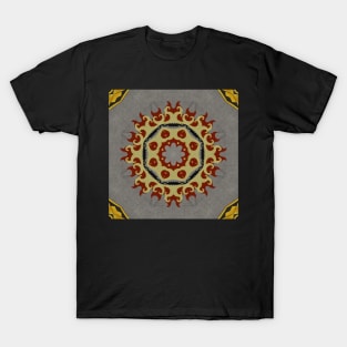 Ornate Kaleidoscope based on Crimson Defiance (Seamless) 21 T-Shirt